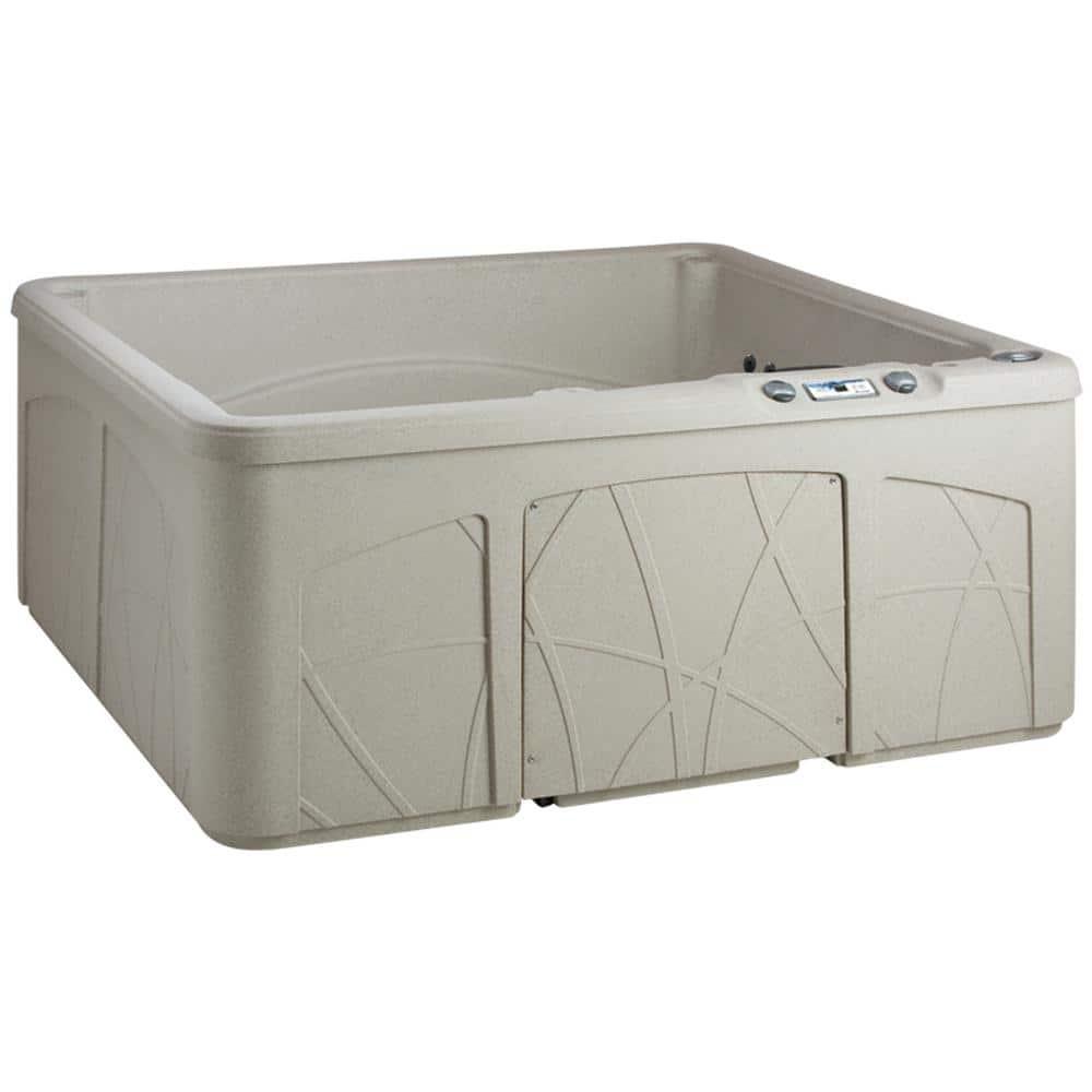 Lifesmart Spas and Saunas Lifesmart Spas LS350DX 110 Volt 5-Person 28-Jet Rectangle Plug and Play Hot Tub with Ozonator