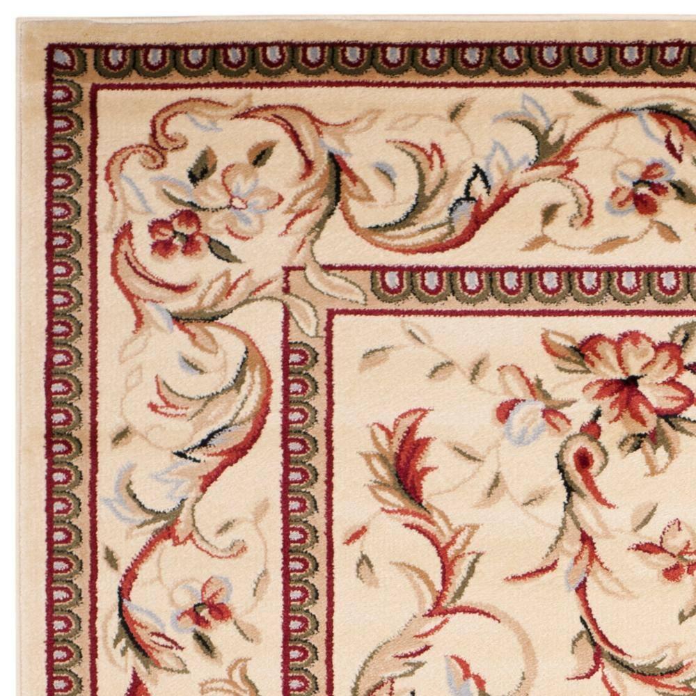 SAFAVIEH Lyndhurst Beatrix Floral Bordered Area Rug, Ivory, 9' x 12'