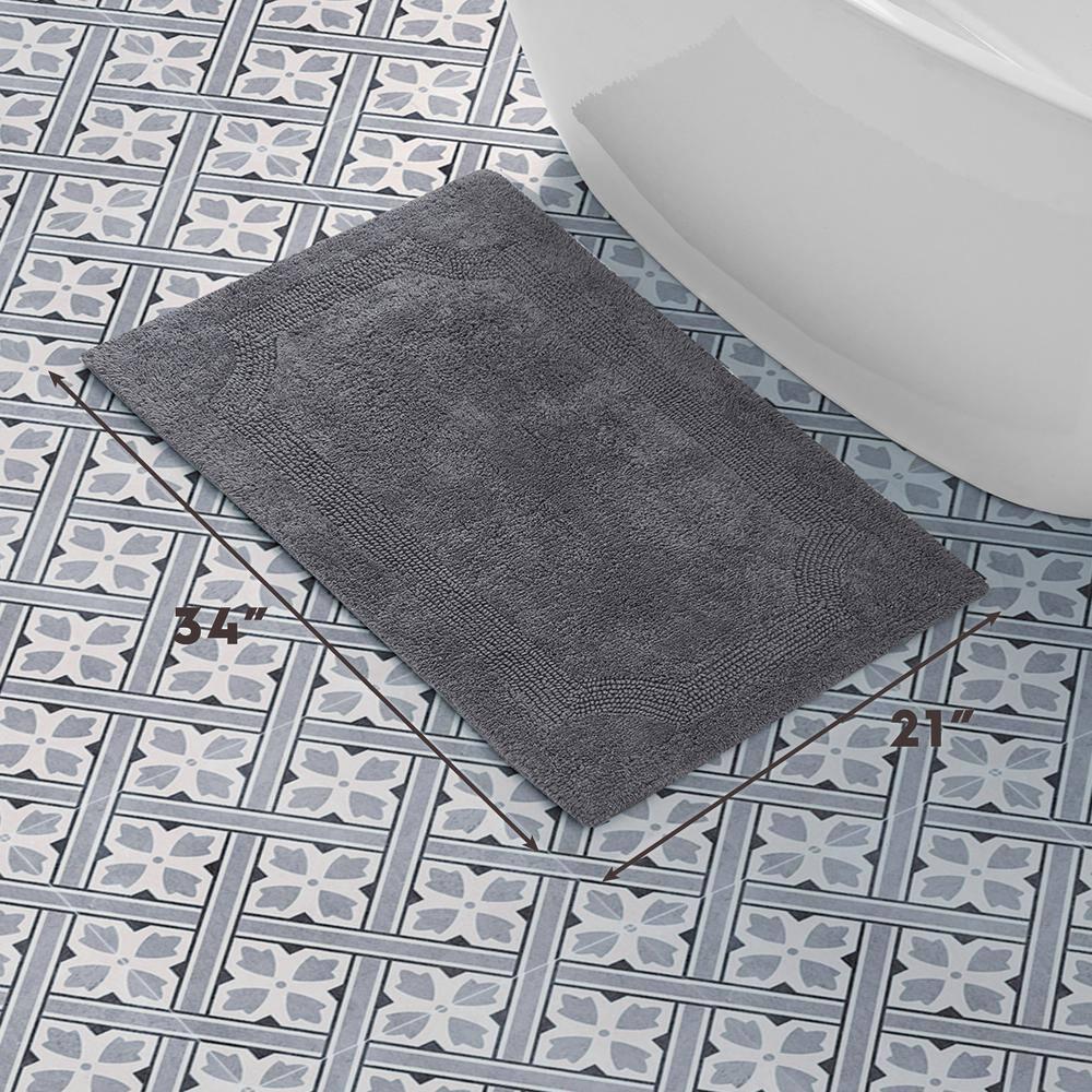 Laura Ashley Laura Ashley Reversible Cotton Bath Rug