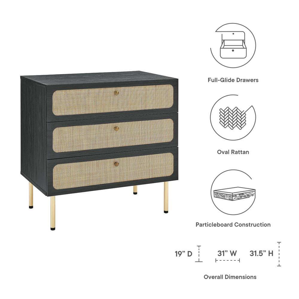 Modway Modway Chaucer 3-Drawer Chest
