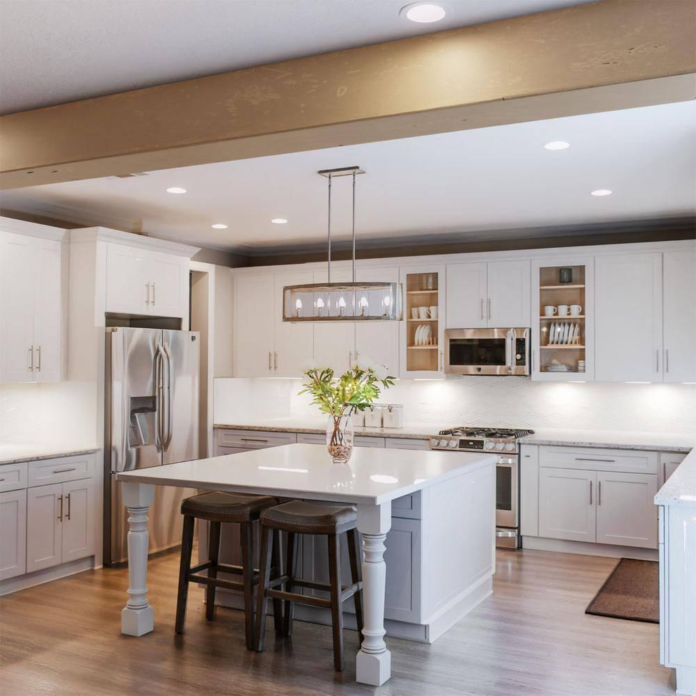 12"W x 6"H x 10'L 3-Sided (U-beam) Knotty Pine Endurathane Faux Wood Ceiling Beam, Natural Pine
