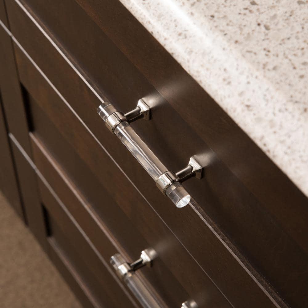 Crystal Palace Kitchen Handles, Solid Core Drawer Pulls for Cabinet Doors, 5-1/16"