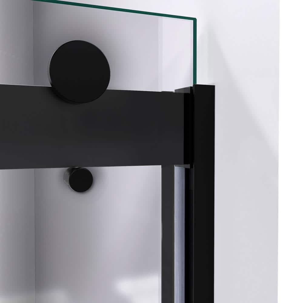 Sapphire 56" W x 76" H Frameless Shower Door