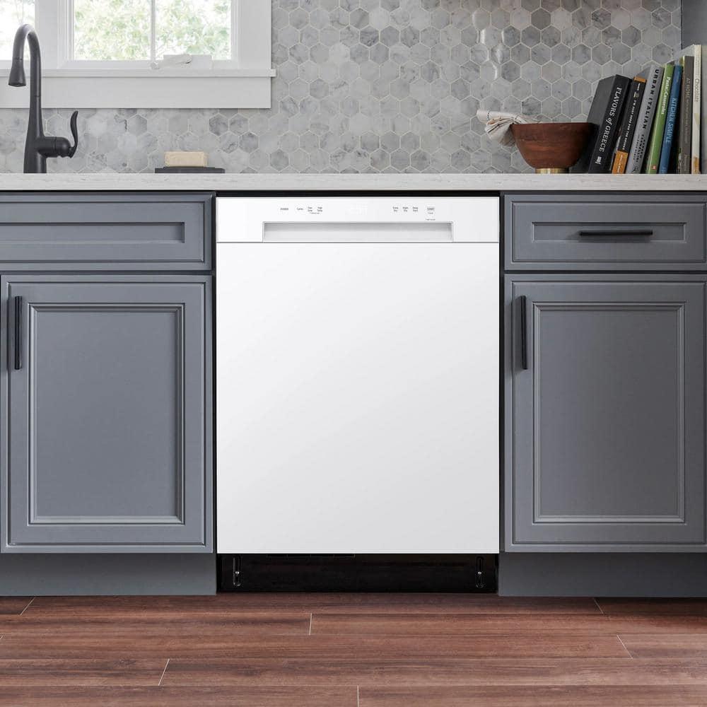 Front Control Dishwasher with LoDecibel Operation and Dynamic Dry