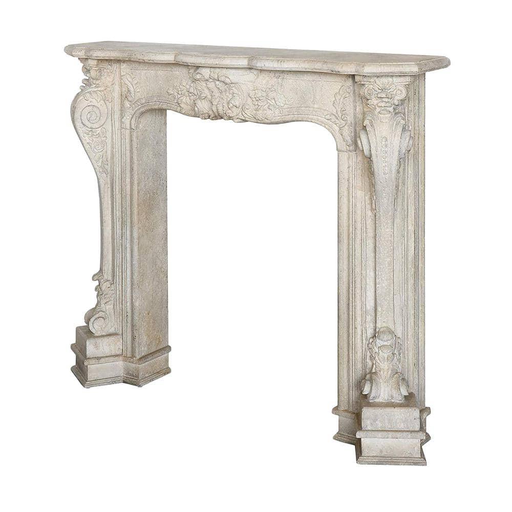One Allium Way® Berthine Ornate Decorative Fireplace Mantel