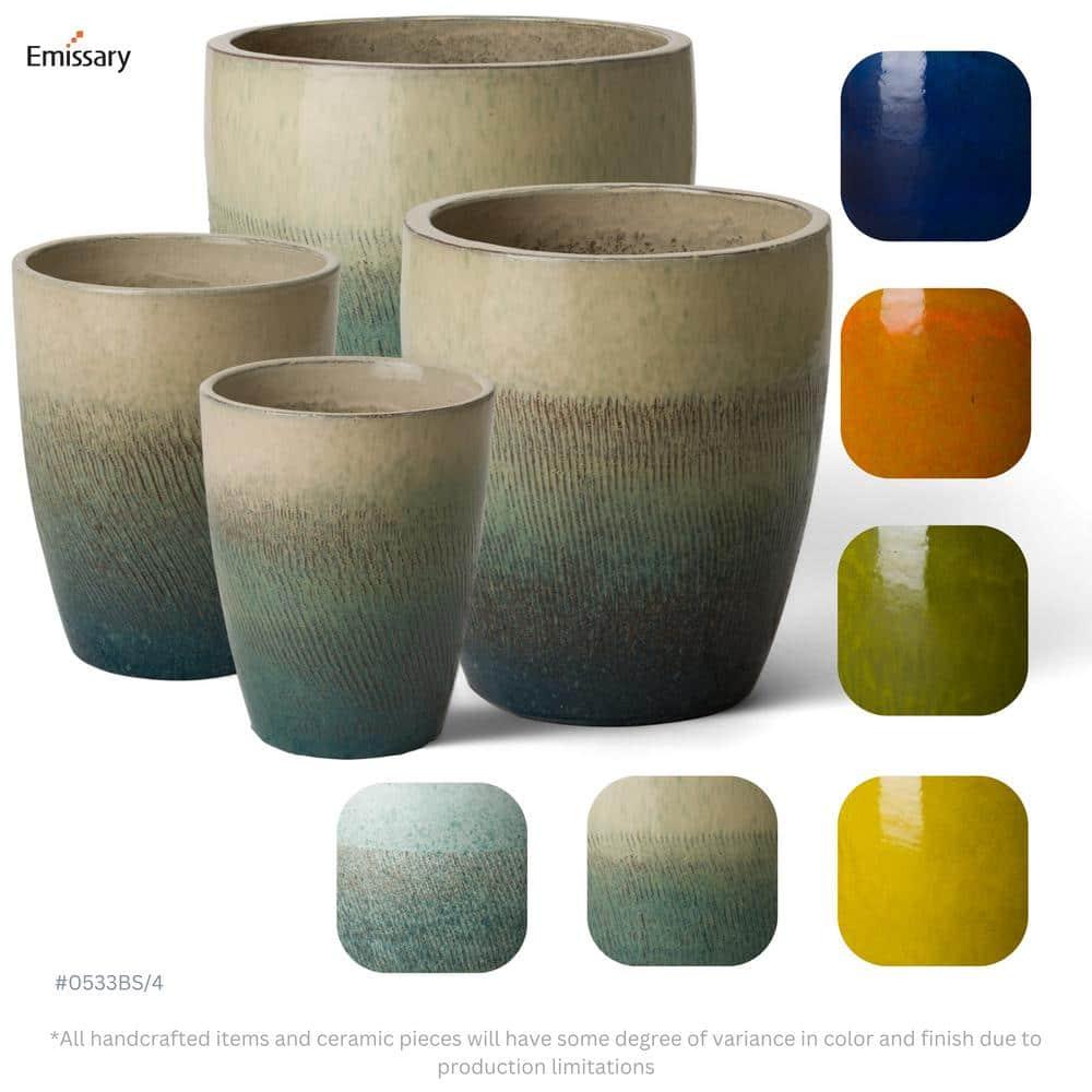 Emissary Bullet Planter 14" x 15.5" - Multi-Color