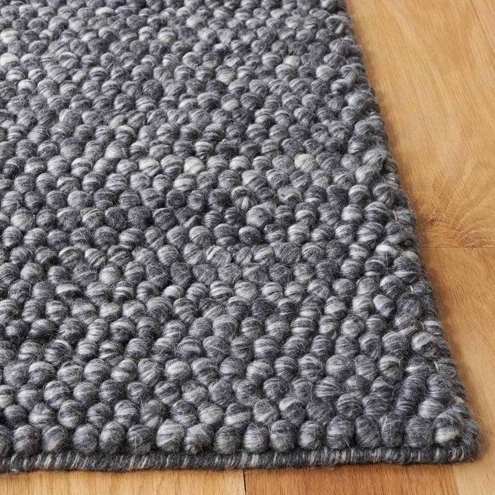 Natura NAT620 Hand Woven Area Rug - Dark Grey - 4'x6' - Safavieh.