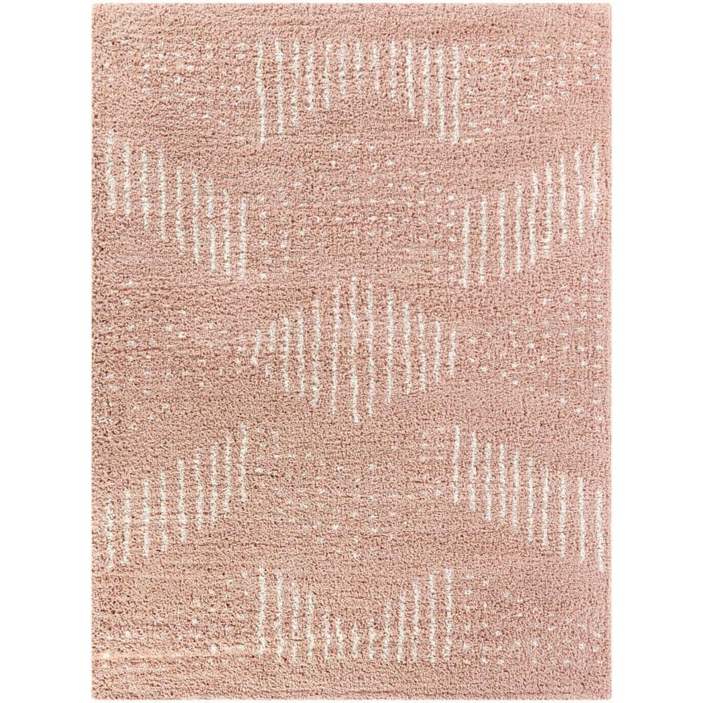 5'3"x7' Kalpana Kids' Rug Pink - Balta Rugs: Geometric, Playroom, Bedroom, High Pile, UV & Stain Resistant
