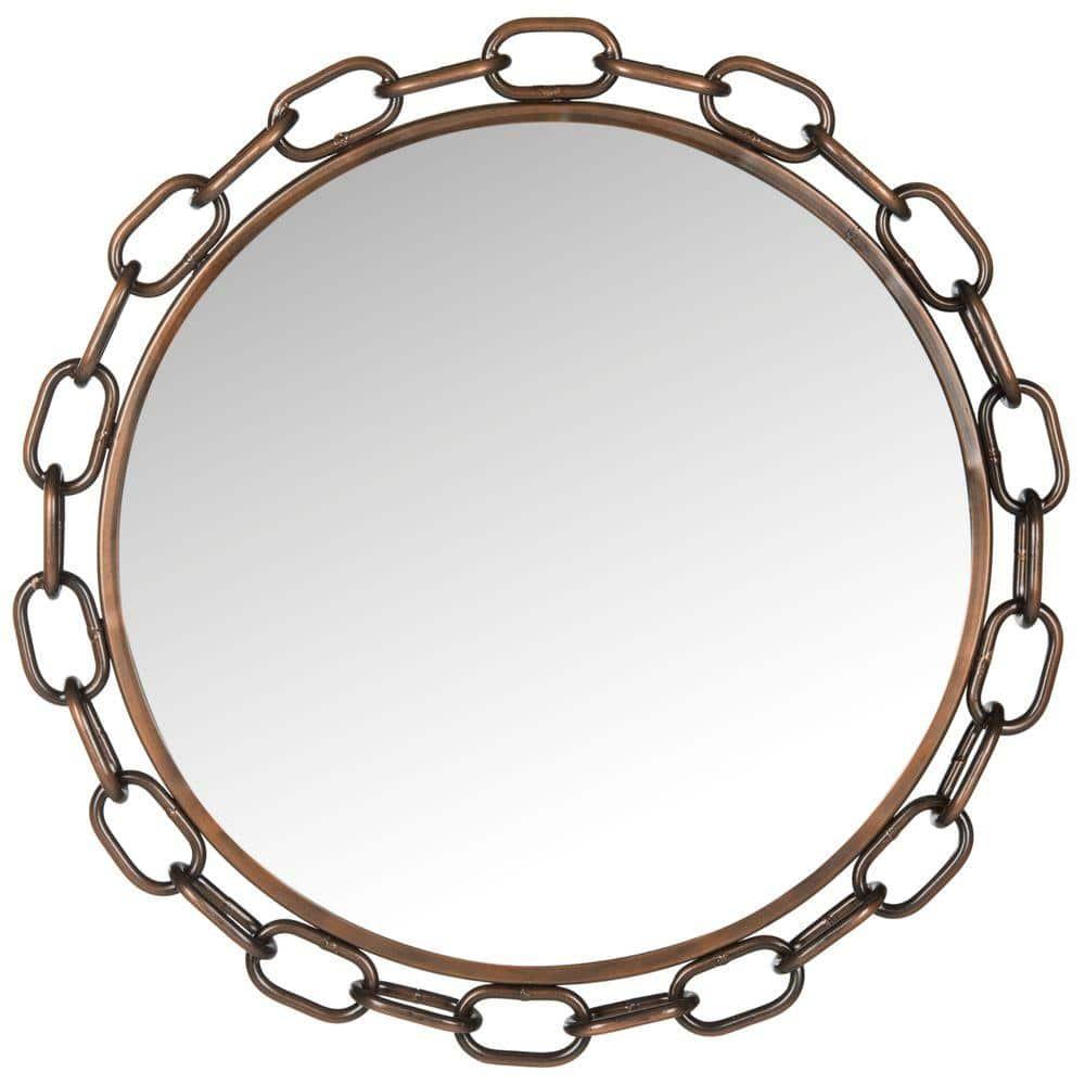 17 Stories Sista Metal Flat Wall Mirror