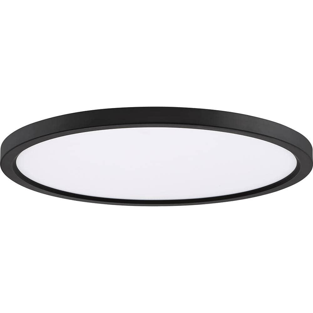 Quoizel Lighting Outskirts 1 - Light Flush Mount in  Oil Rubbed Bronze
