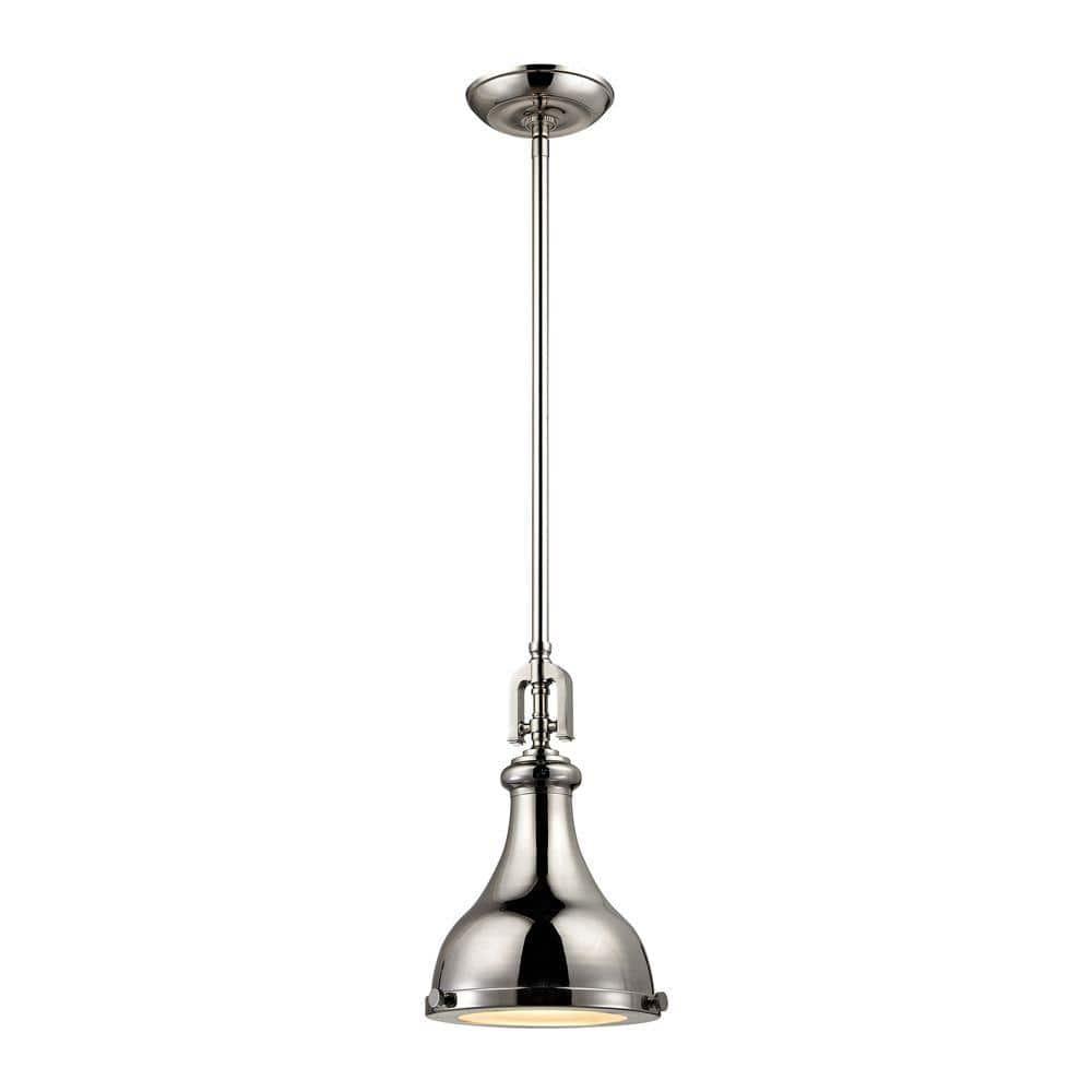 Elk Home Rutherford 1 - Light Pendant in  Polished Nickel
