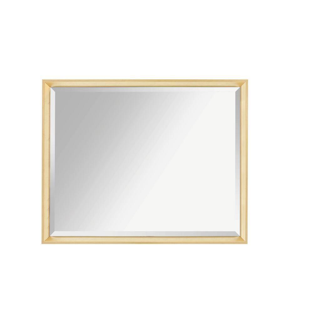 24" x 30" Calter Framed Wall Mirror Gold - Kate and Laurel