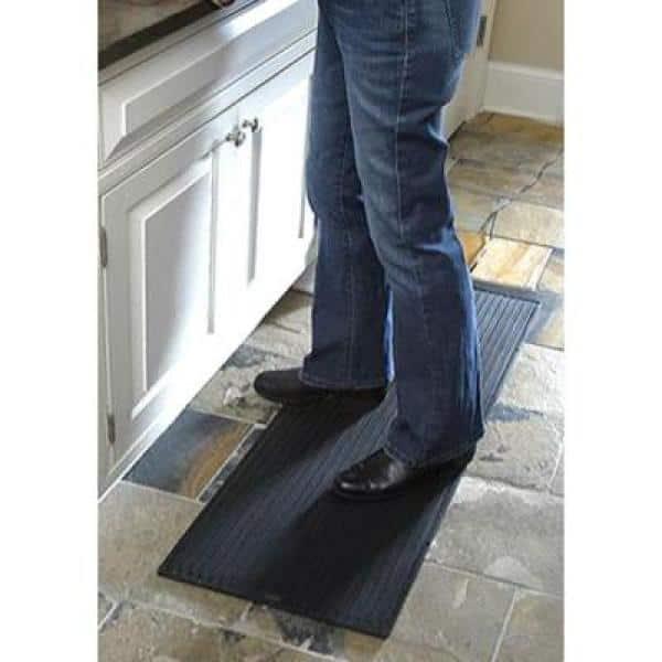 Cozy Products 16"X36" Electra Floor Heating Mat: Indoor Electric Heated Rubber Mat, Black, 6ft Cord