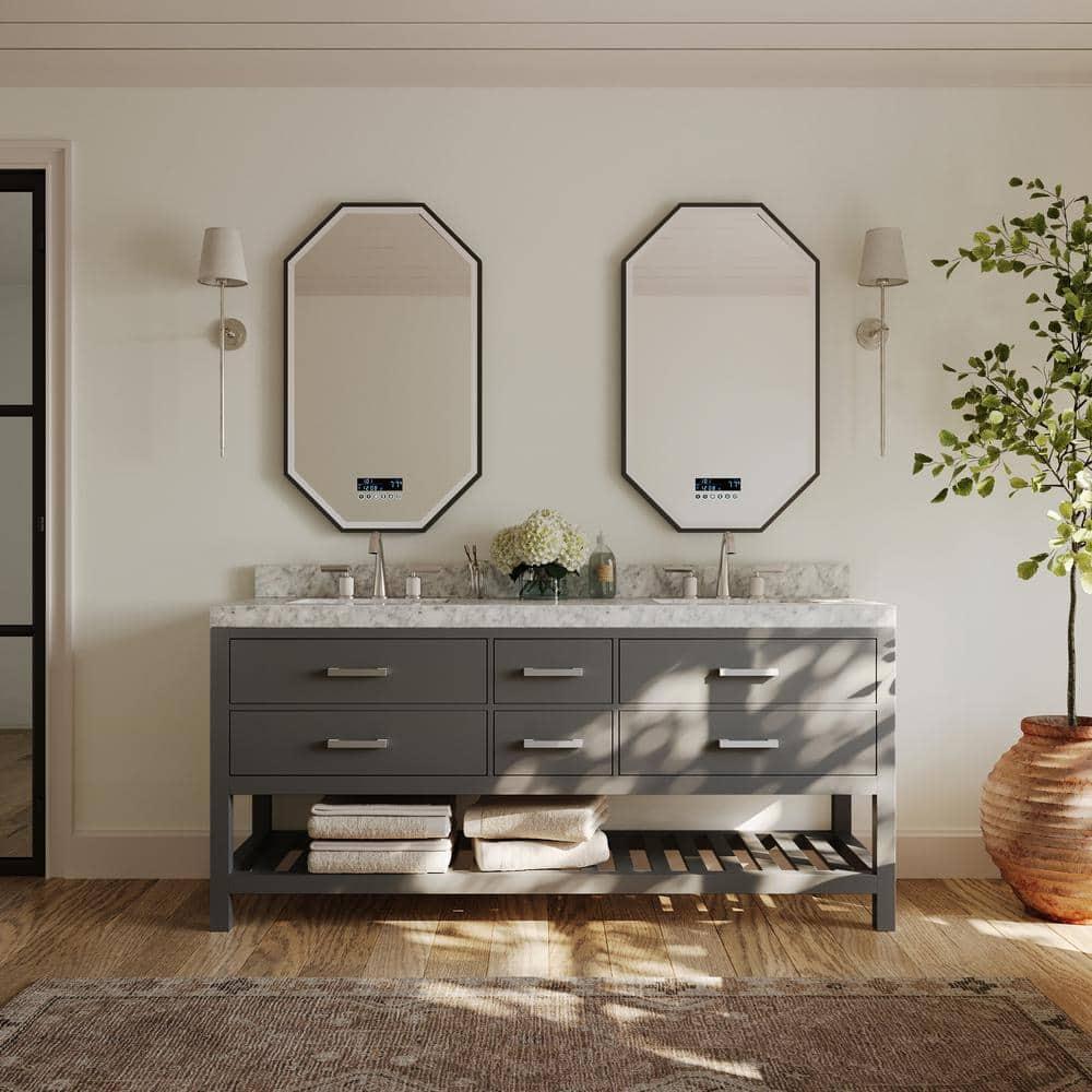 Ancerre Designs Elizabeth 72'' Double Bath Vanity Set
