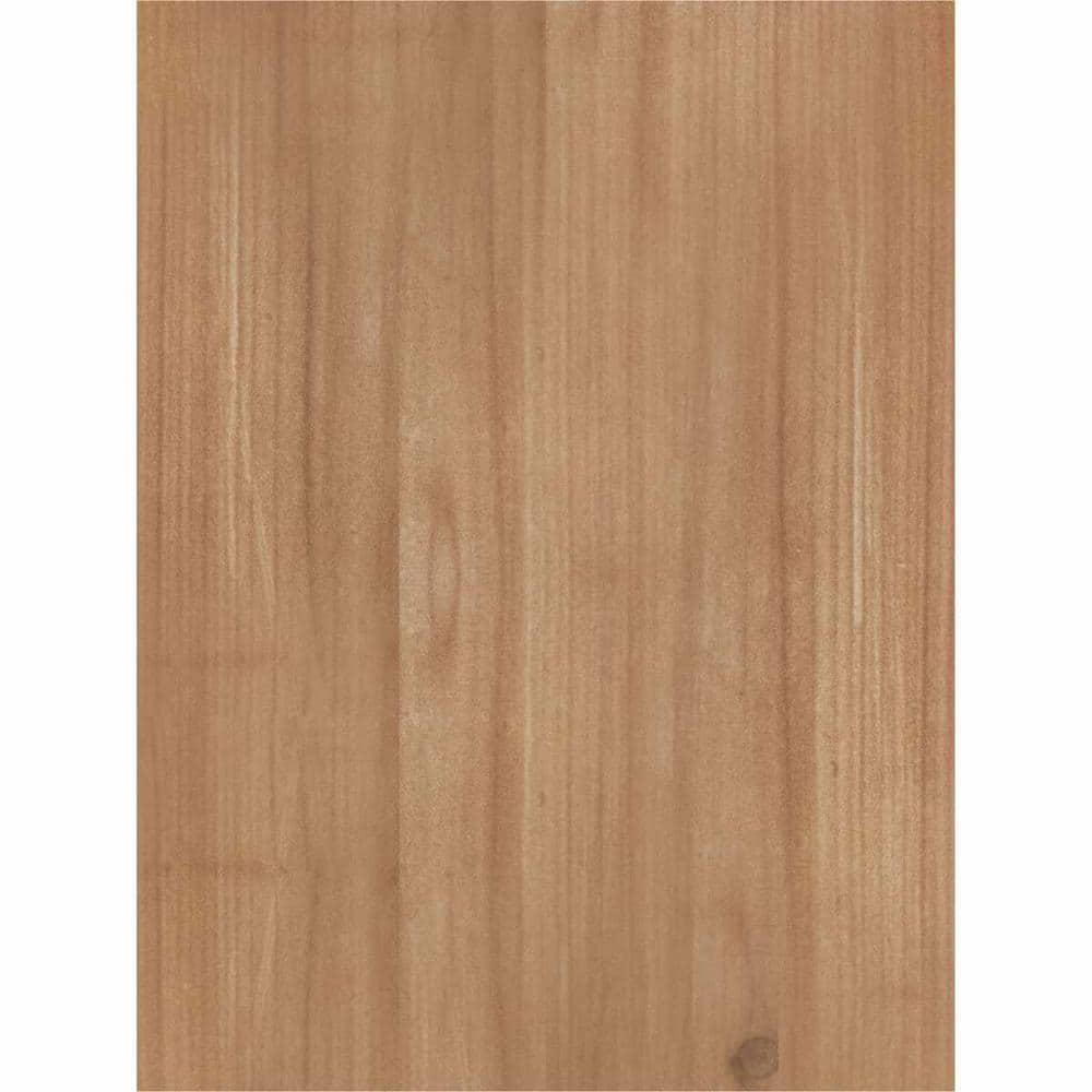 6"W x 8"D x 8"H Del Monte Rough Sawn Corbel w/Backplate, Western Red Cedar