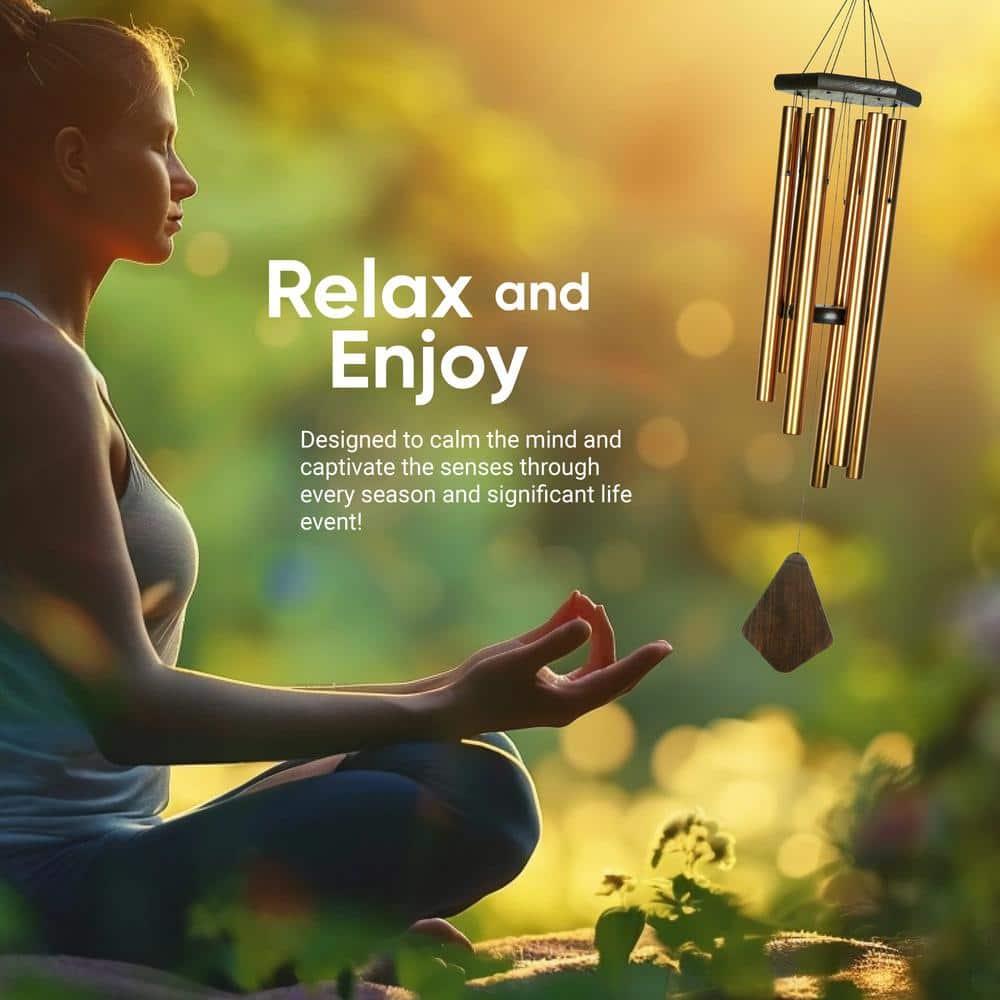 Nature's Melody Nature's Melody Tuned 6-Tube Outdoor Wind Chimes