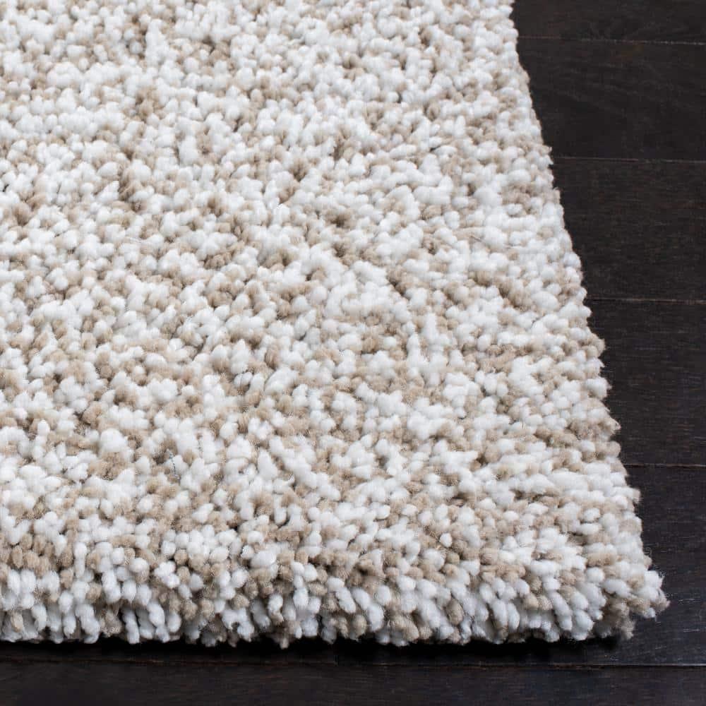 Ultimate Shag SGU211 Hand Tufted Indoor Accent Rug - Sand/Ivory - 3'x5' - Safavieh.