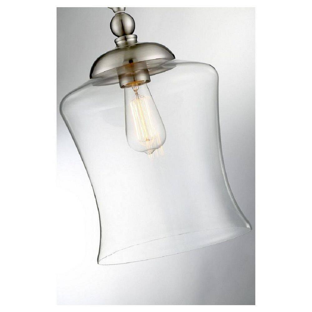 Trade Winds Belle 1-Light Mini Pendant in Brushed Nickel