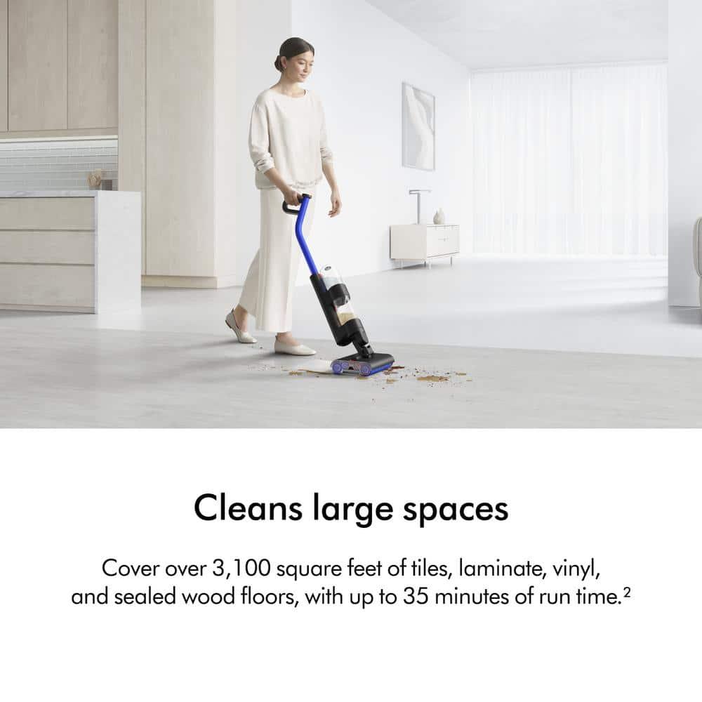 Dyson WashG1 Wet Cleaner Matte Black/Blue: Bagless, Battery-Powered, 4 Speeds, Hardwood & Hard Floor, 2-Year Warranty