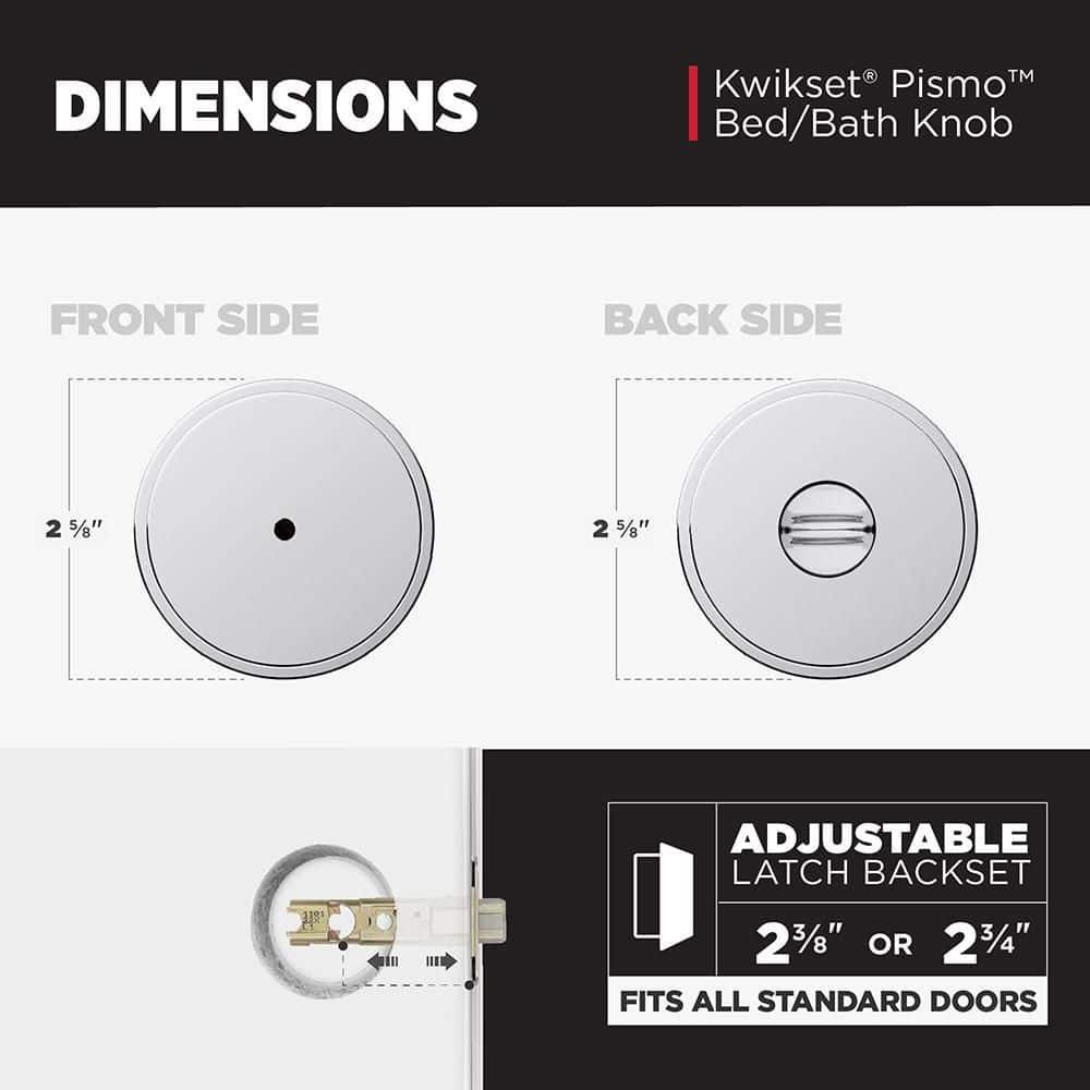 Pismo Privacy (Bed & Bath) Circle Knob