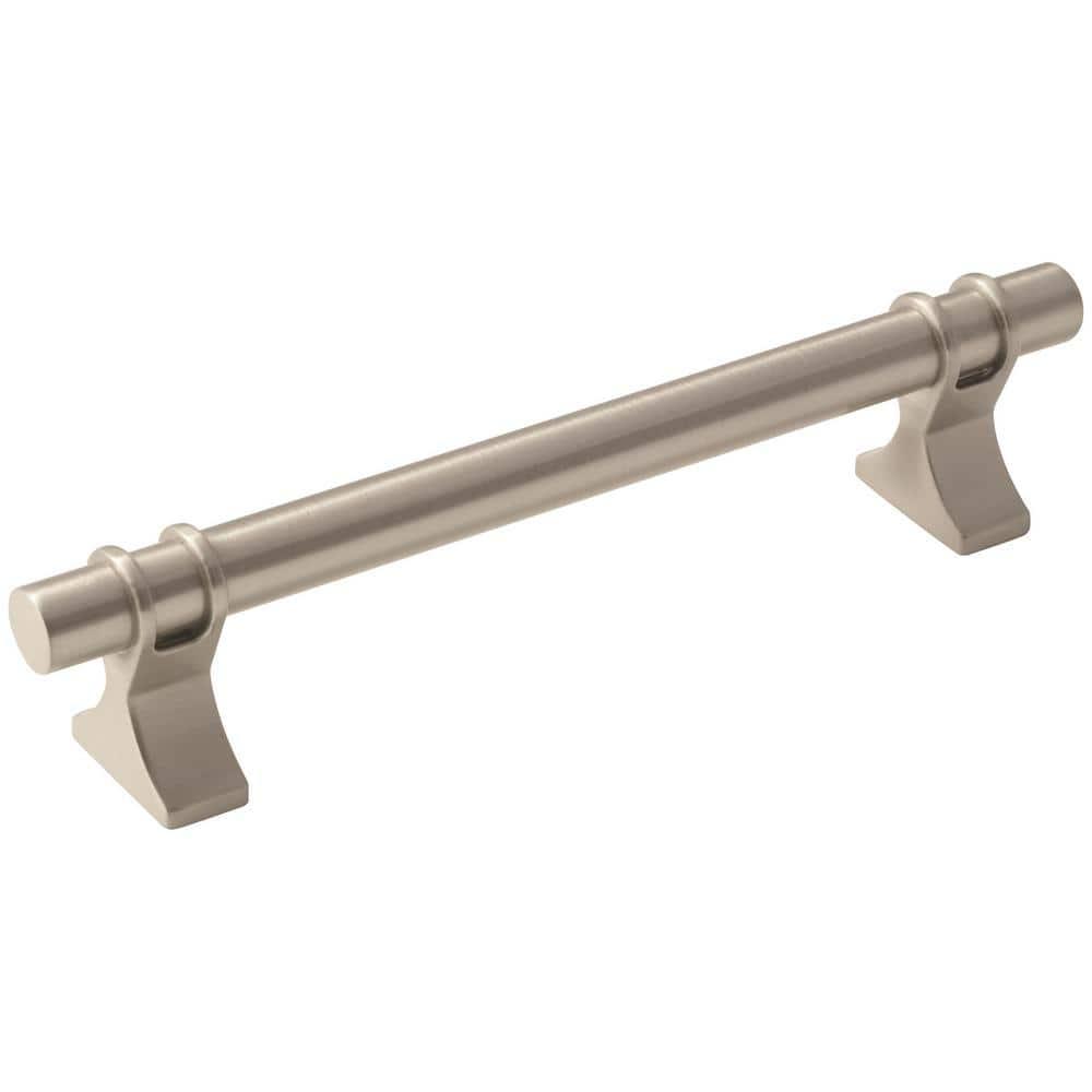 Amerock Davenport 5-1/16 inch (128mm) Center-to-Center Satin Nickel Cabinet Pull