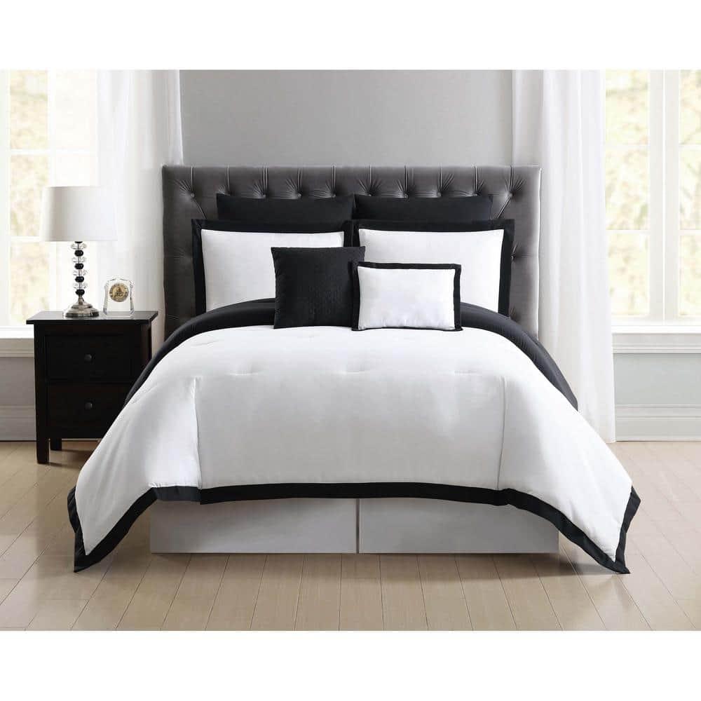Truly Soft Everyday Modern & Contemporary Box Stitch Comforter Set