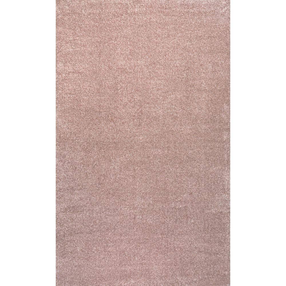 8'x10' Haze Solid Low-Pile, Pink - JONATHAN Y