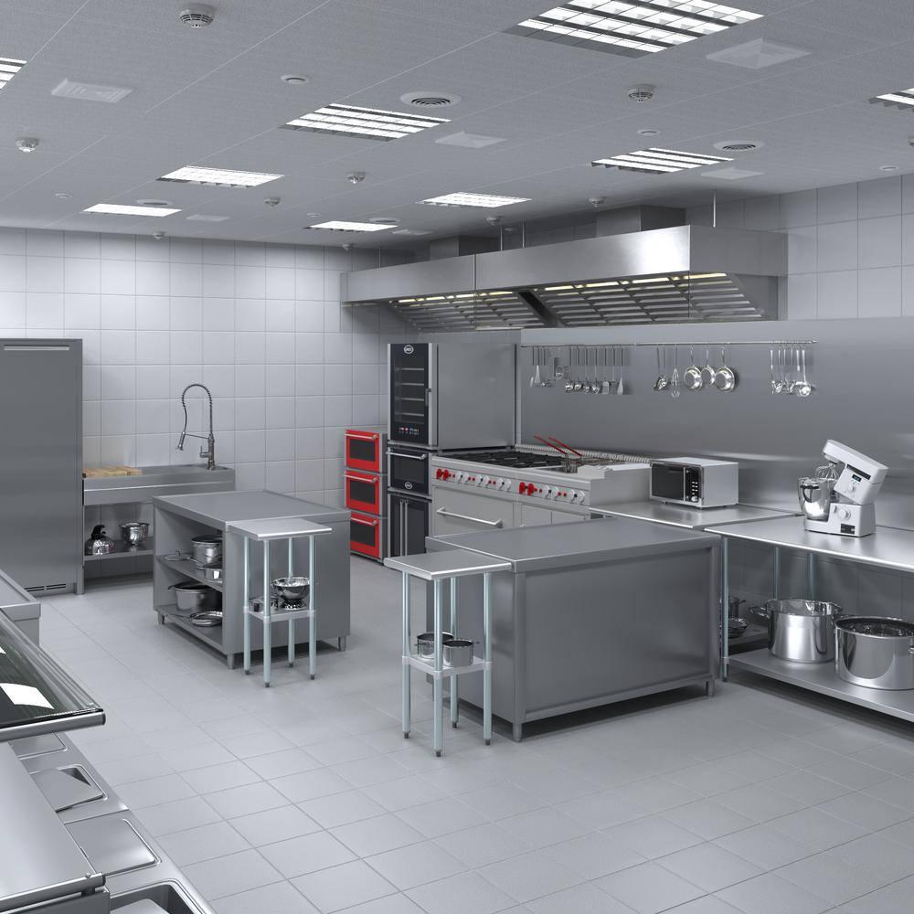 Amgood Stainless Steel Top Workbench