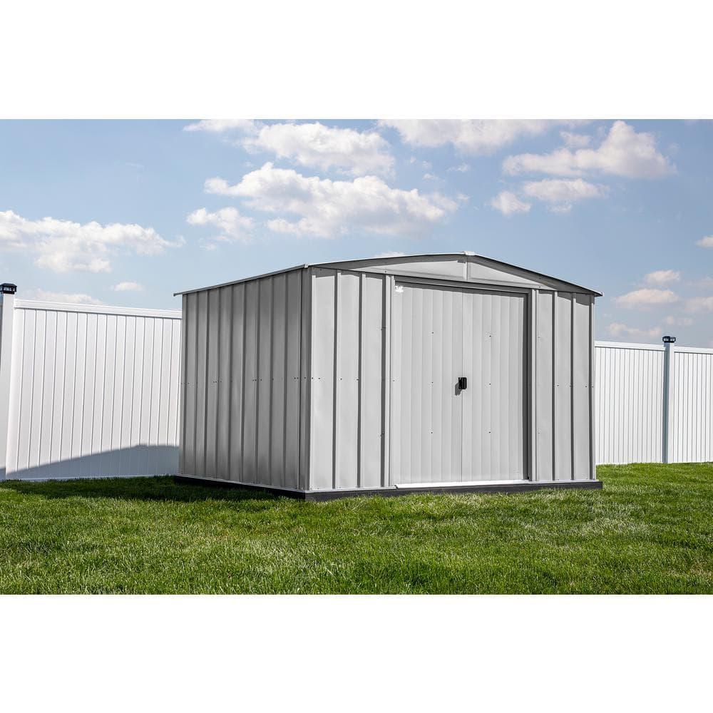 Arrow 10 ft. W x 8 ft. D Metal Storage Shed