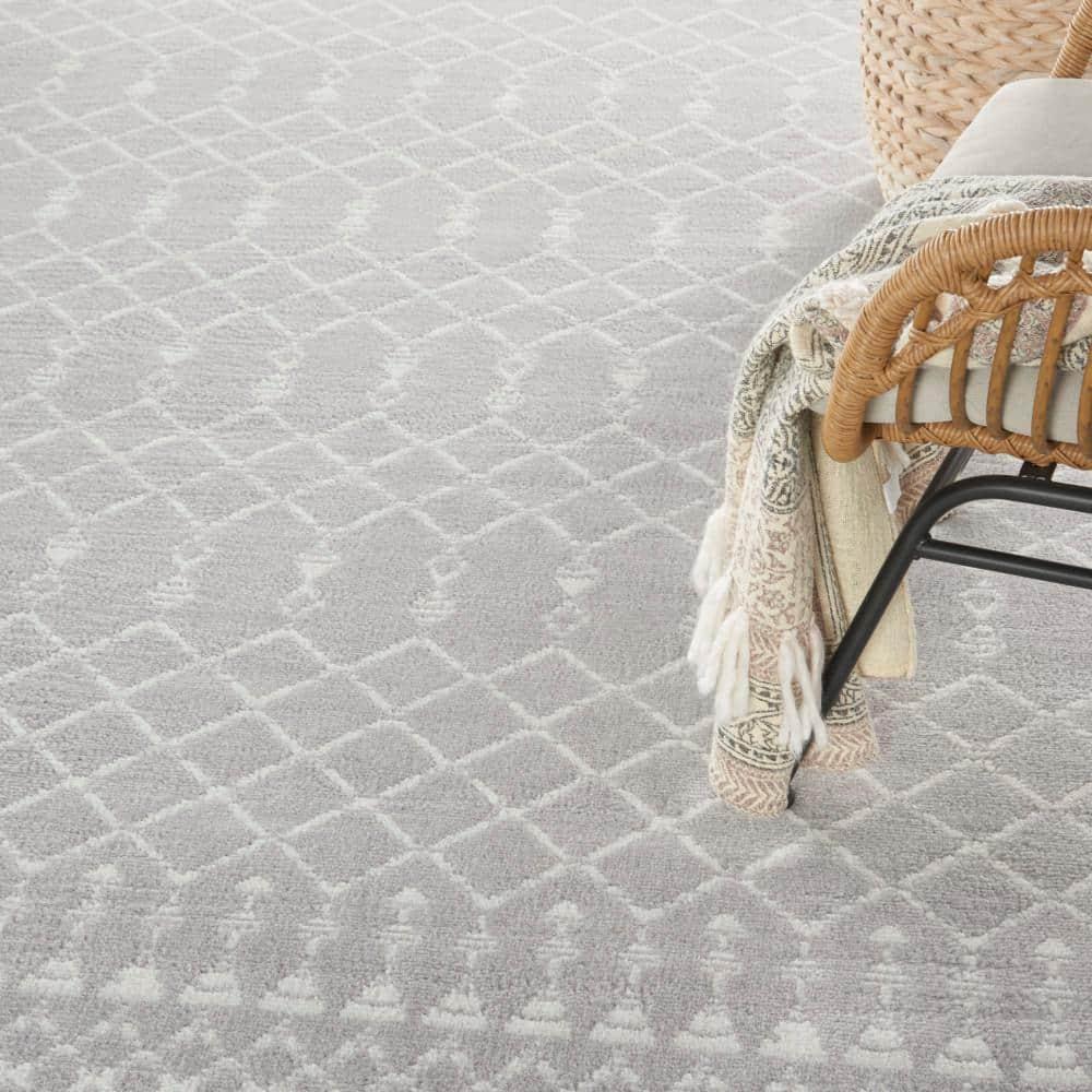 Nourison Whimsicle WHS02 Indoor only Area Rug - Grey 3' x 5'