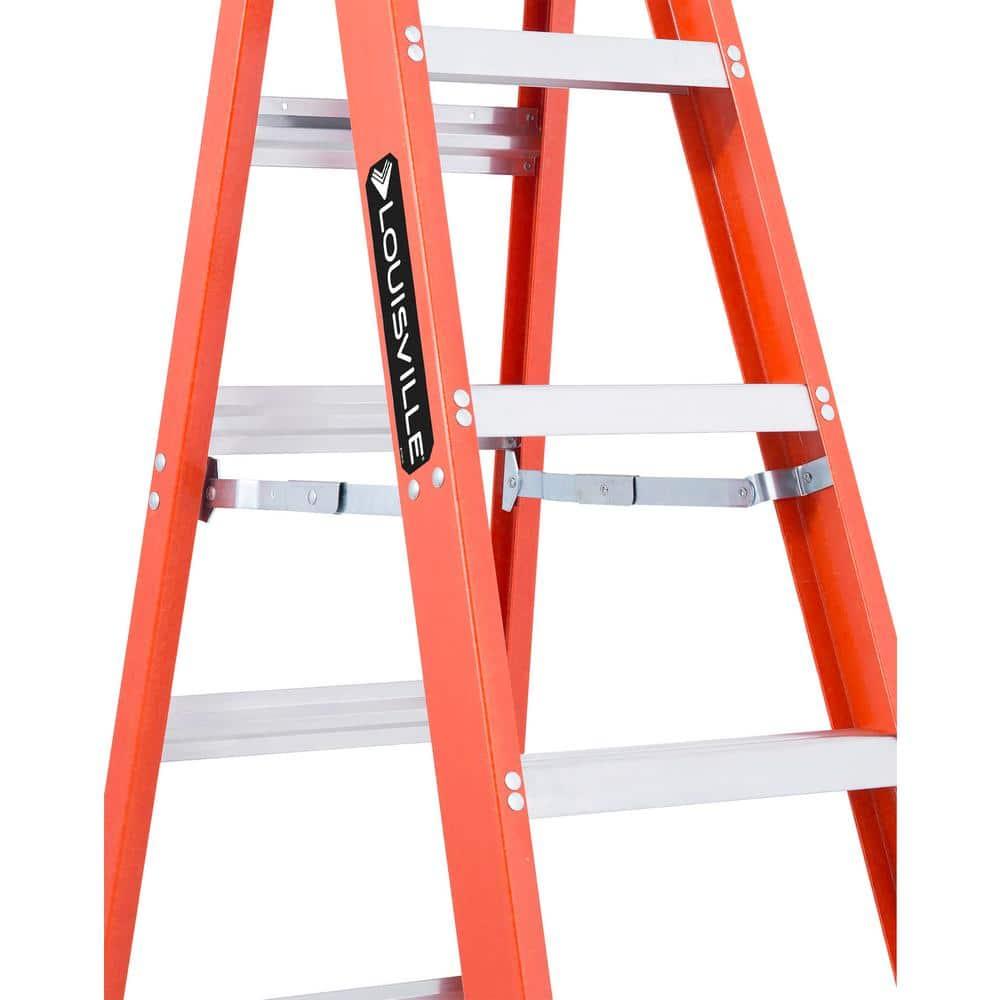 Louisville Ladder 4 ft. Fiberglass Step Ladder, 300 lbs. Load Capacity Type IA Duty Rating