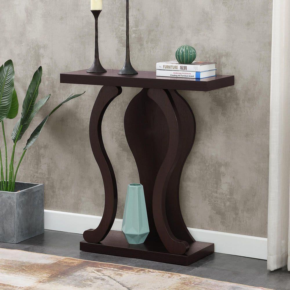 Convenience Concepts Newport Terry B Console Table, Espresso