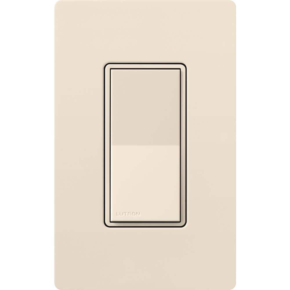 Light Almond Smart Rocker Accessory Switch for LED Dimmers