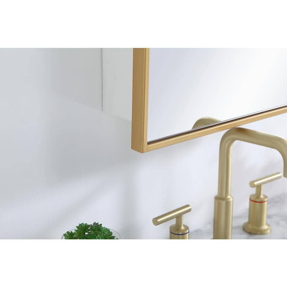 Sabine Metal Rectangle Wall Mirror