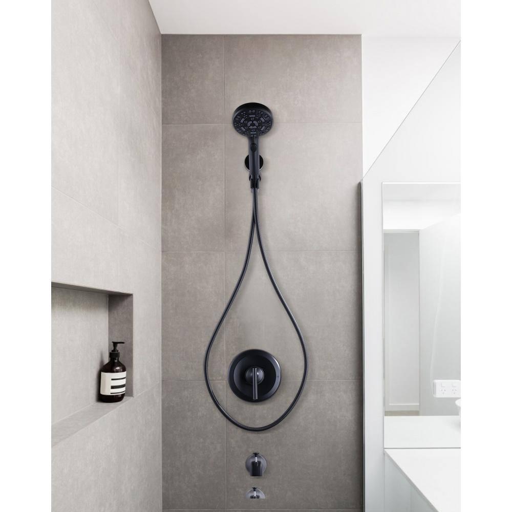 ARCORA AR9101400D Single Handle 7-Spray Tub & Shower Faucet Set 1.8 GPM Handheld Shower With Brass Rough-In Valve
