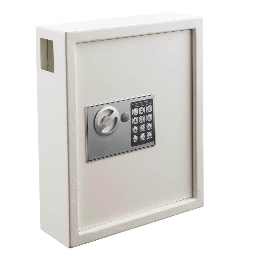 AdirOffice 40-Key Steel Digital Lock Key Cabinet with 140 Key Tags