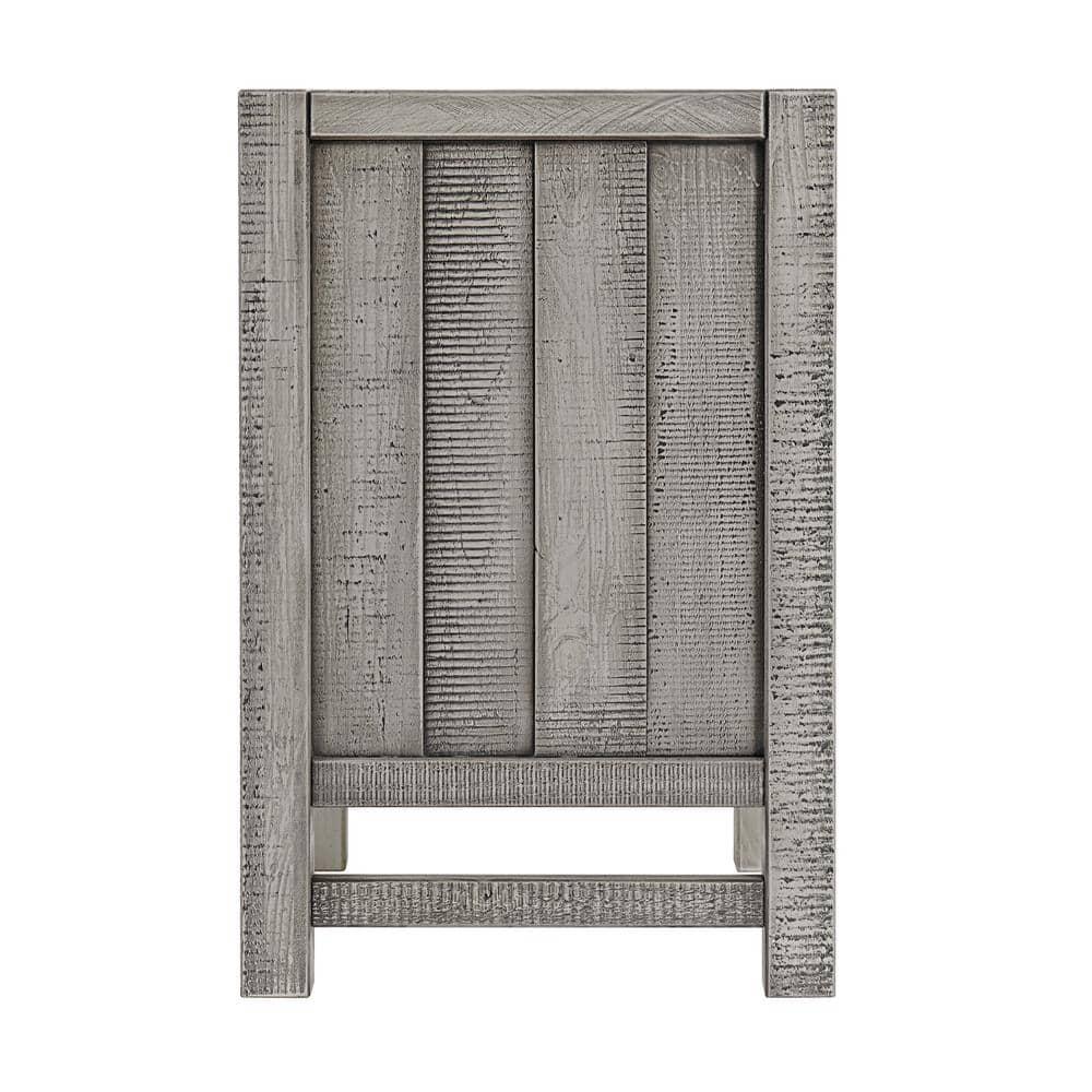 Windsor 2-Drawer Wood Nightstand for Kids Bedroom - Rustic Painted Finish, Metal Glides, Open Shelf Storage, Pine Wood Construction, 22 in. W x 17 in. D x 25 in. H, Distressed Look