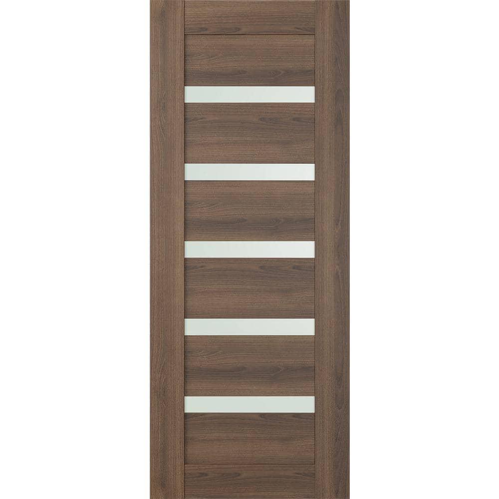 Belldinni Avon 07-04 Solid Manufactured Wood and Glass Paneled Prefinished Standard Door