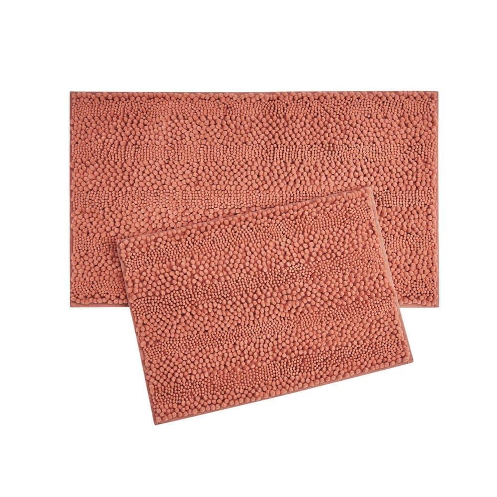 Laura Ashley Laura Ashley Astor Chenille 2 Pieces Non-Slip Bath Mat
