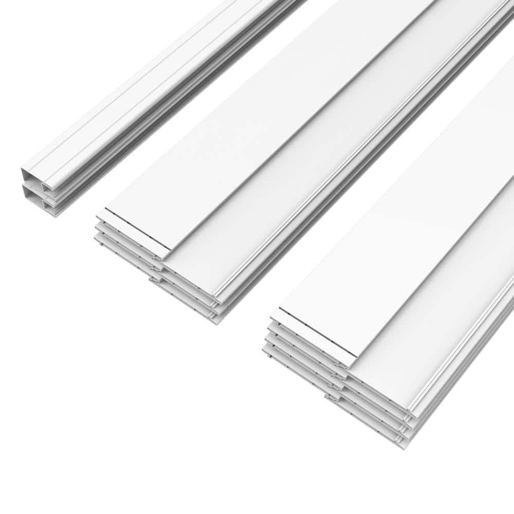 Bridgeport 6 ft. H x 6 ft. W White Vinyl Privacy Fence Panel