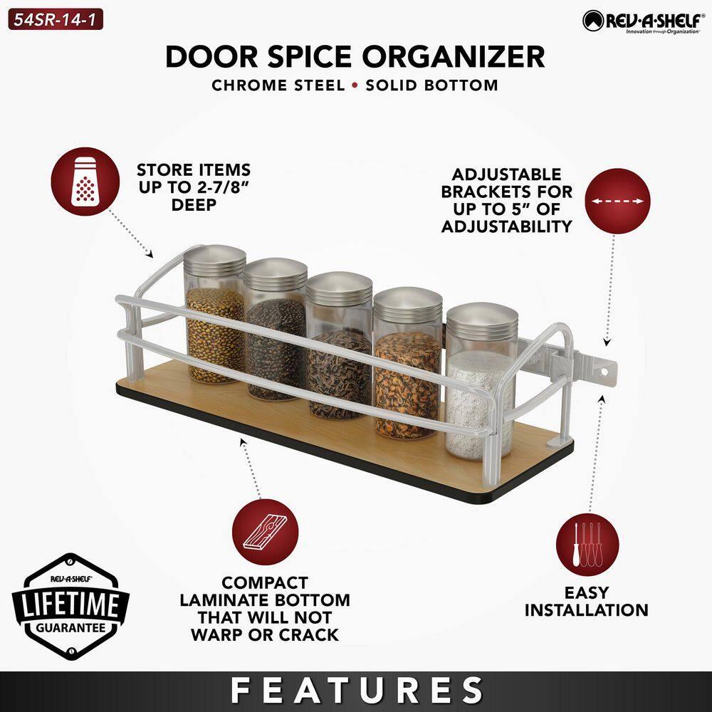 Rev-A-Shelf Steel Door/Wall Mount Pantry Shelf Organizer