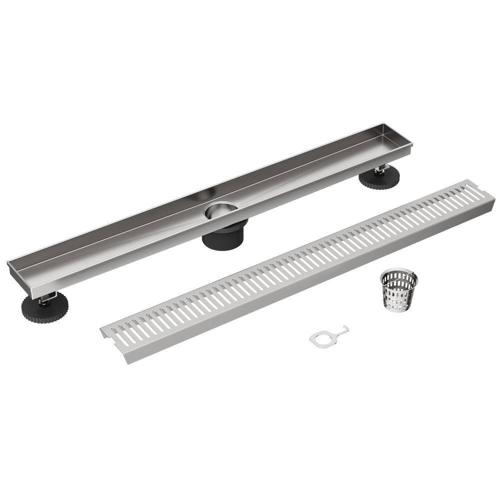 Elan 24" Rectangular Grate Linear Grid Shower Drain