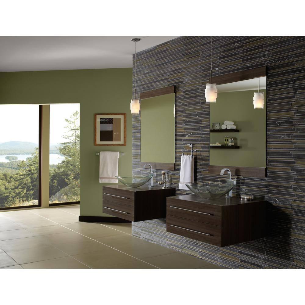 Delta Vero Single Handle Vessel Bathroom Faucet, Chrome