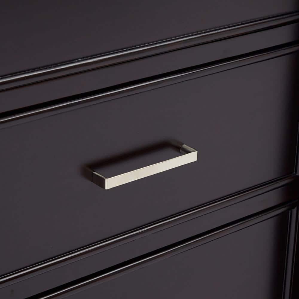Ariel Stafford 85 in Double Sink Vanity Set in Espresso