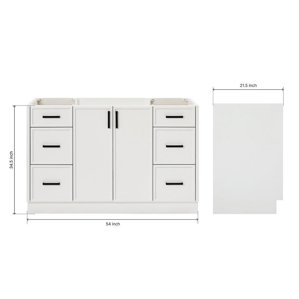 ARIEL Kelley 54 Single Bathroom Vanity Base Only
