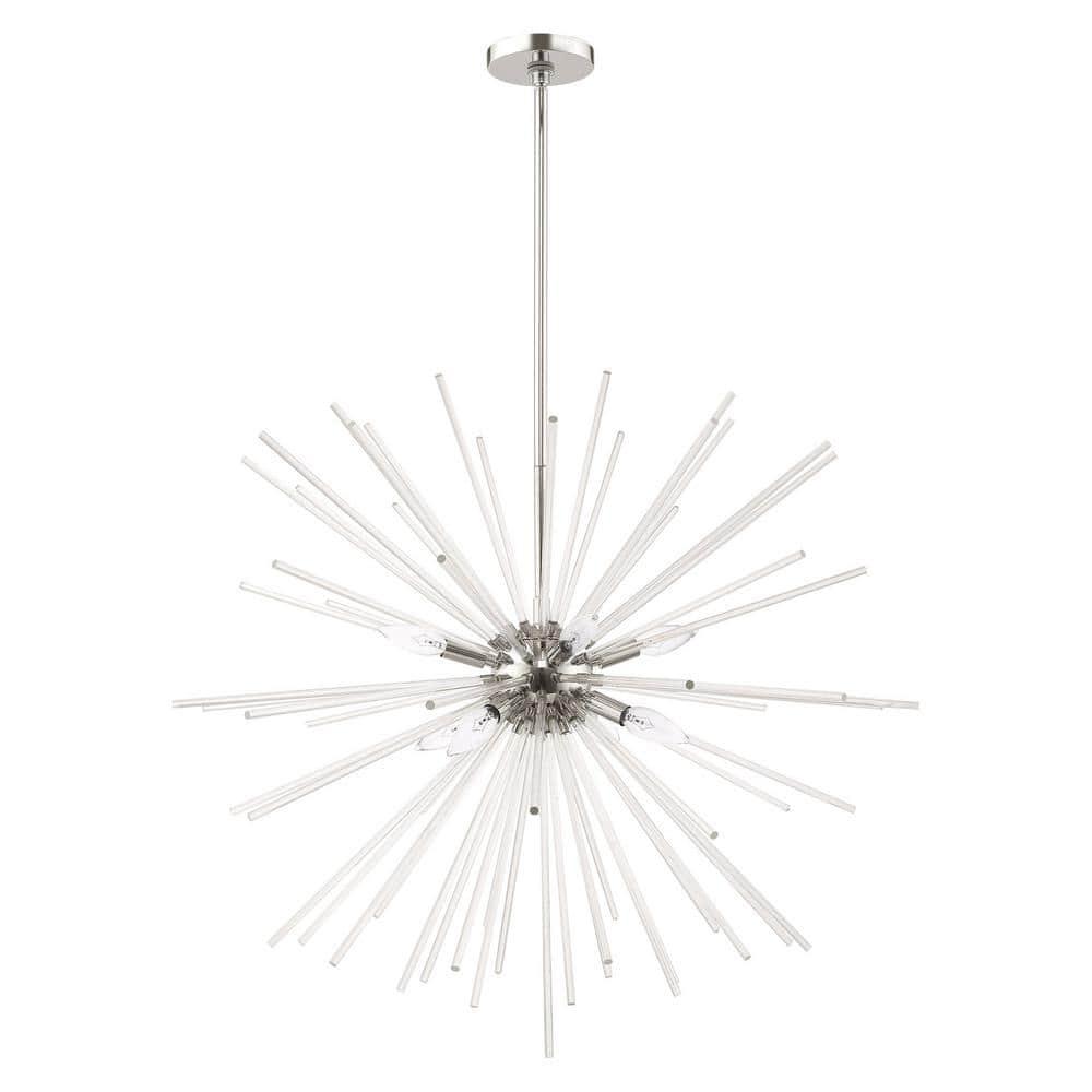 Livex Lighting Utopia 8 - Light Chandelier in  Polished Chrome
