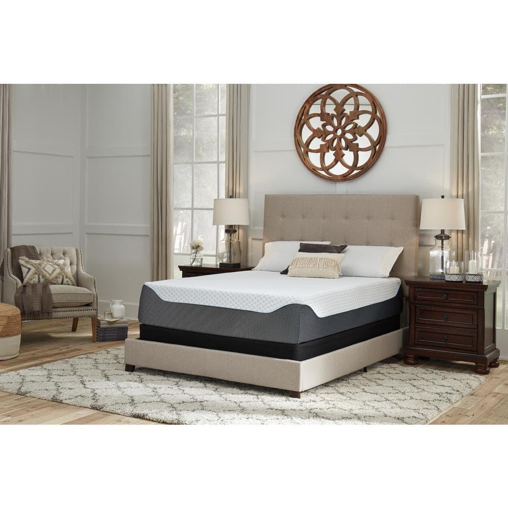Signature Design by Ashley Signature Design by Ashley Chime Ultra Plush Charcoal Infused Memory Foam Mattress