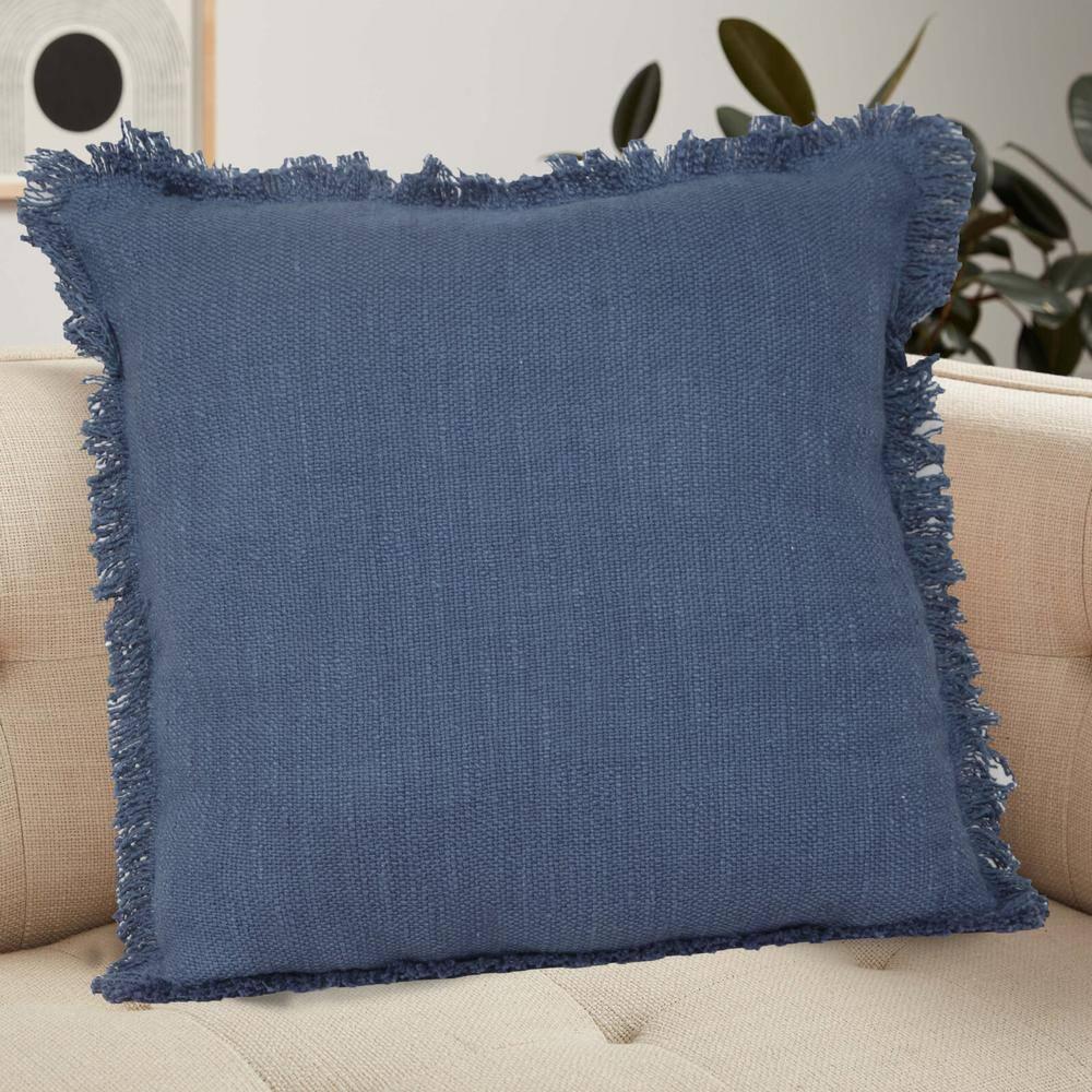 Rajani Home Jessei Fringed Cotton Throw Pillow
