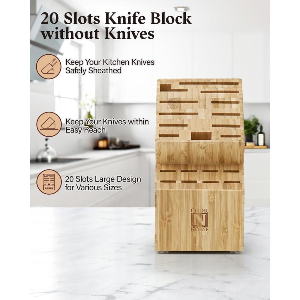 Cook N Home Cook N Home Knife Storage Block Without Knives