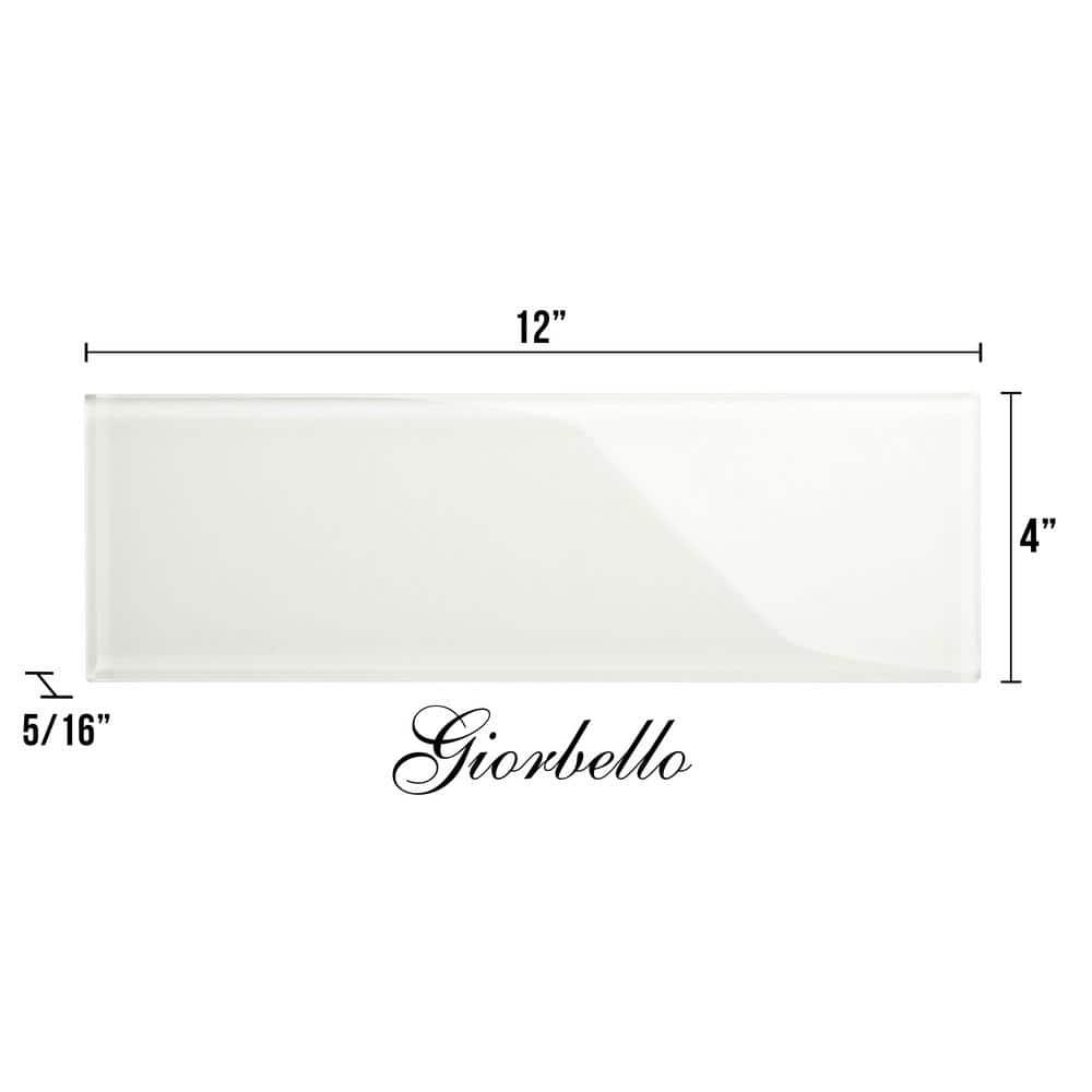 Glass Subway 4" x 12" Wall Tile